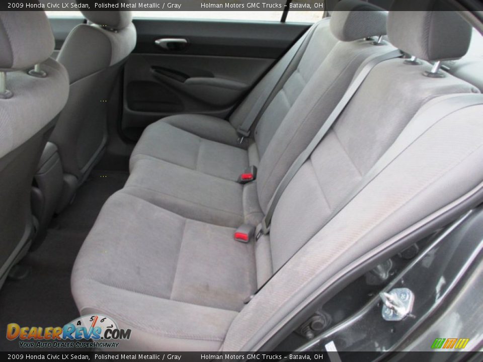 2009 Honda Civic LX Sedan Polished Metal Metallic / Gray Photo #14