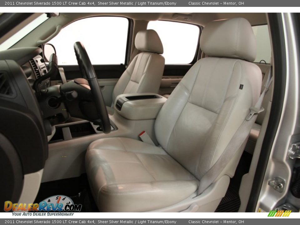 2011 Chevrolet Silverado 1500 LT Crew Cab 4x4 Sheer Silver Metallic / Light Titanium/Ebony Photo #5