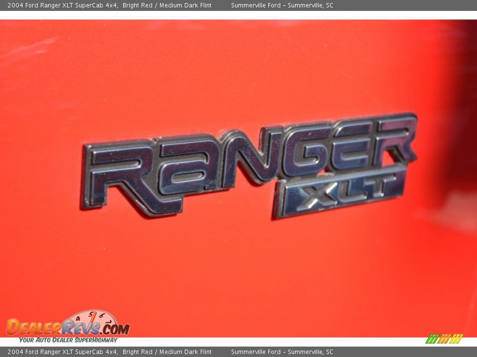 2004 Ford Ranger XLT SuperCab 4x4 Bright Red / Medium Dark Flint Photo #19