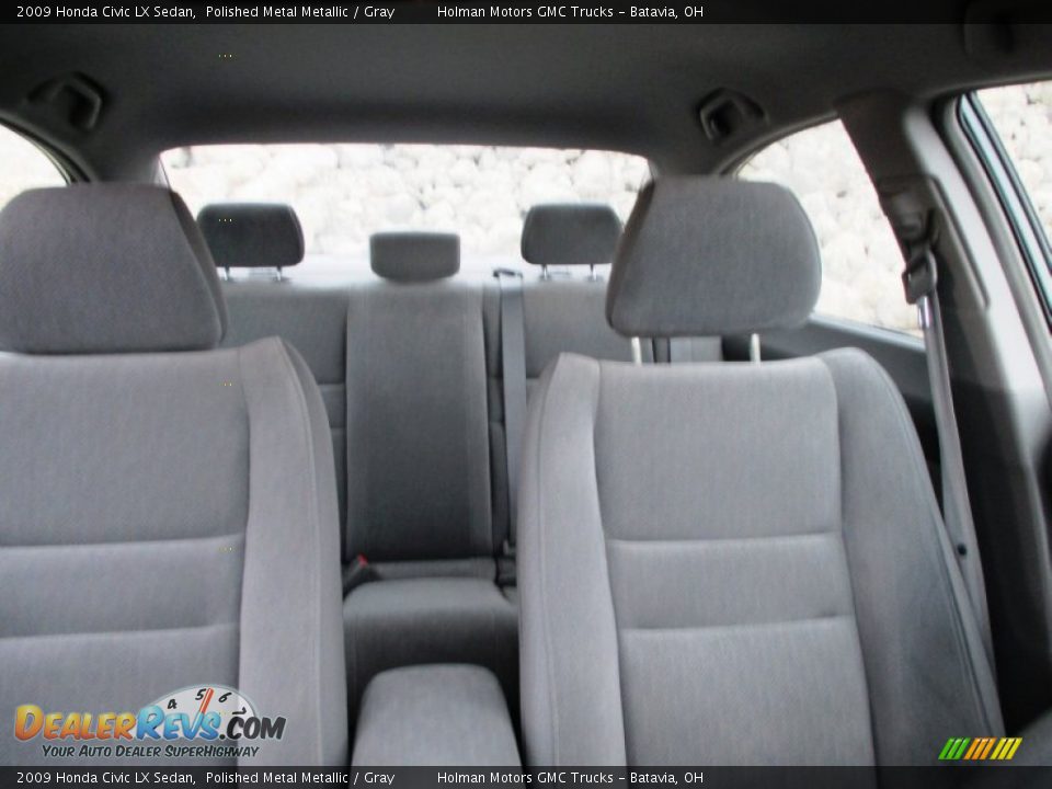 2009 Honda Civic LX Sedan Polished Metal Metallic / Gray Photo #21