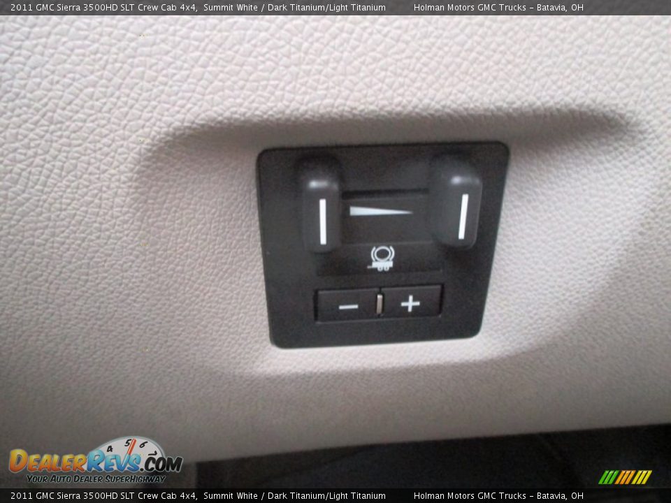 2011 GMC Sierra 3500HD SLT Crew Cab 4x4 Summit White / Dark Titanium/Light Titanium Photo #20