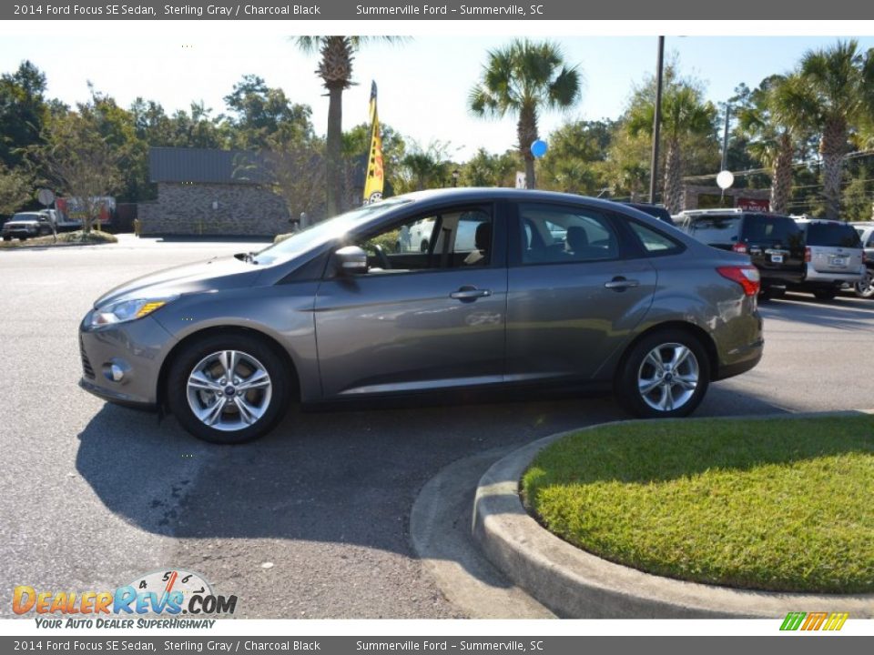 2014 Ford Focus SE Sedan Sterling Gray / Charcoal Black Photo #6