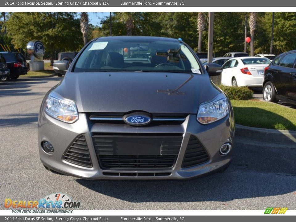 2014 Ford Focus SE Sedan Sterling Gray / Charcoal Black Photo #8