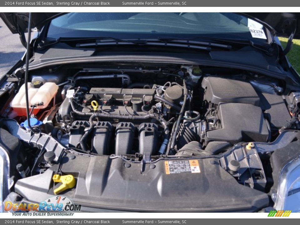 2014 Ford Focus SE Sedan Sterling Gray / Charcoal Black Photo #19