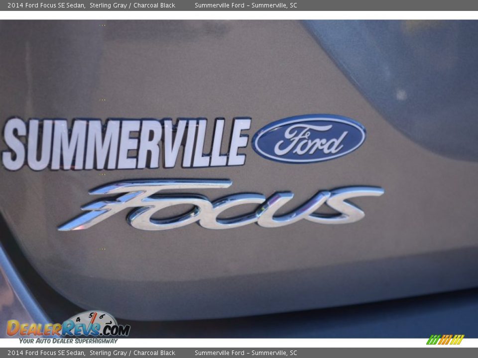 2014 Ford Focus SE Sedan Sterling Gray / Charcoal Black Photo #22