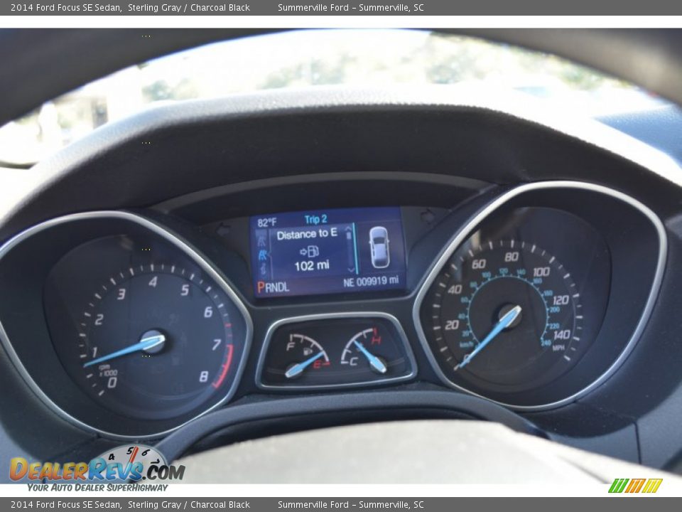 2014 Ford Focus SE Sedan Sterling Gray / Charcoal Black Photo #23