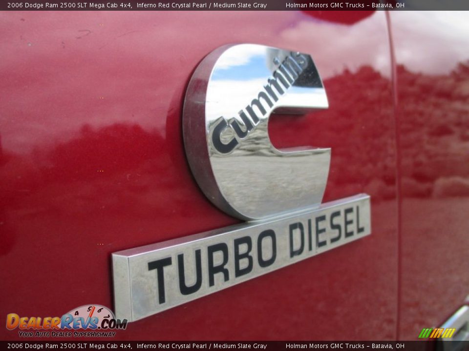 2006 Dodge Ram 2500 SLT Mega Cab 4x4 Inferno Red Crystal Pearl / Medium Slate Gray Photo #4