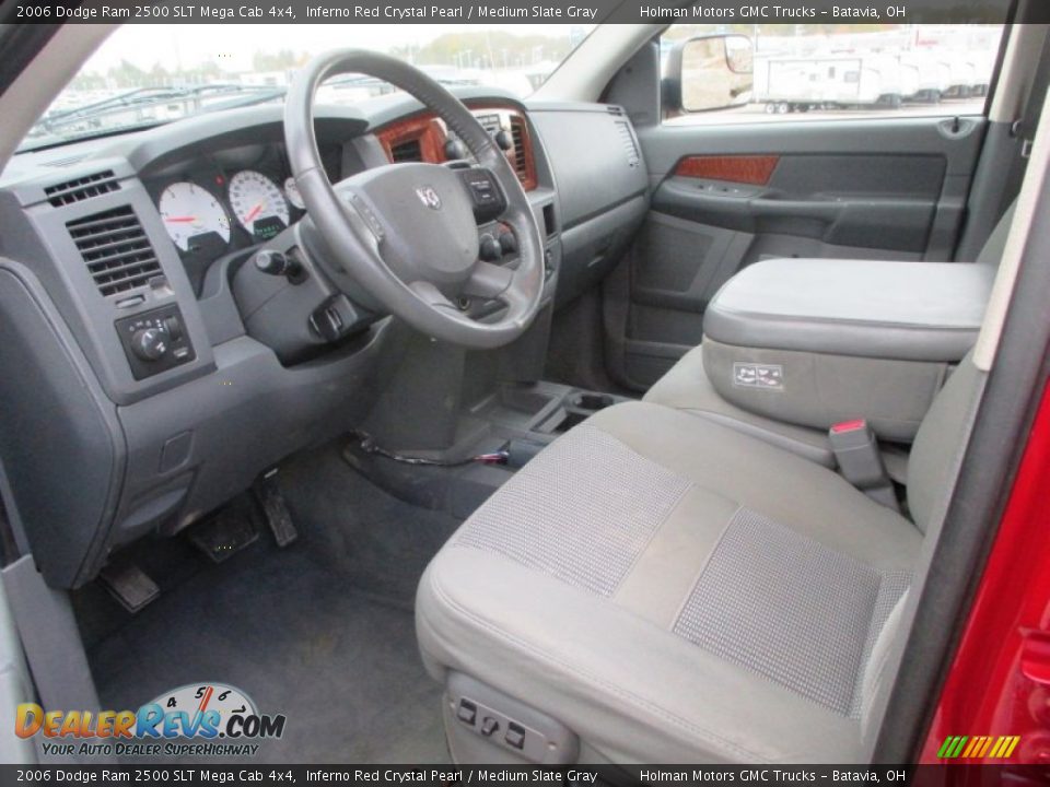 2006 Dodge Ram 2500 SLT Mega Cab 4x4 Inferno Red Crystal Pearl / Medium Slate Gray Photo #6