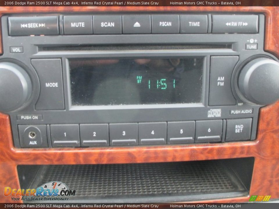 2006 Dodge Ram 2500 SLT Mega Cab 4x4 Inferno Red Crystal Pearl / Medium Slate Gray Photo #9