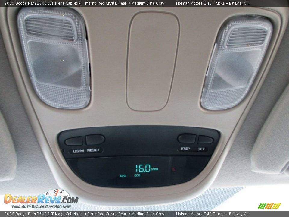 2006 Dodge Ram 2500 SLT Mega Cab 4x4 Inferno Red Crystal Pearl / Medium Slate Gray Photo #18