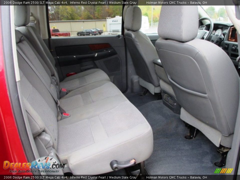 2006 Dodge Ram 2500 SLT Mega Cab 4x4 Inferno Red Crystal Pearl / Medium Slate Gray Photo #25