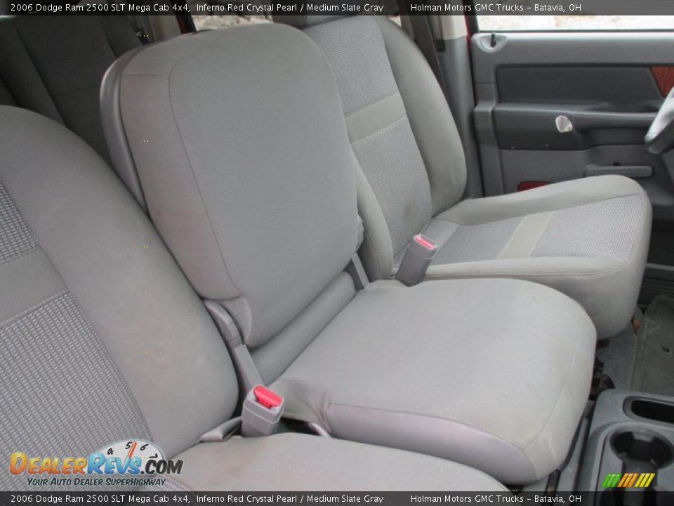 2006 Dodge Ram 2500 SLT Mega Cab 4x4 Inferno Red Crystal Pearl / Medium Slate Gray Photo #28