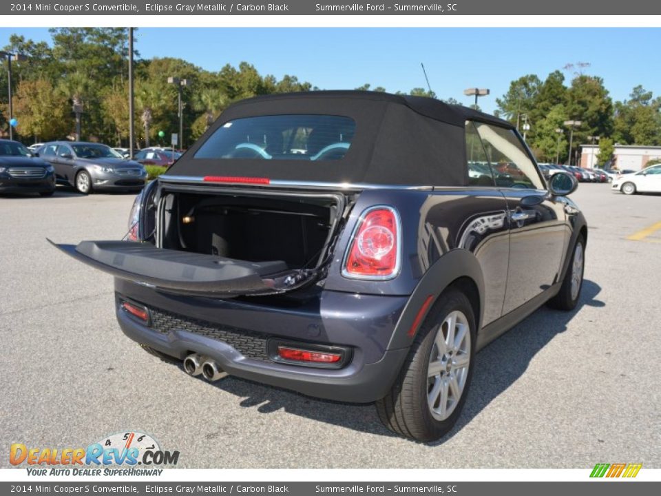 2014 Mini Cooper S Convertible Eclipse Gray Metallic / Carbon Black Photo #18
