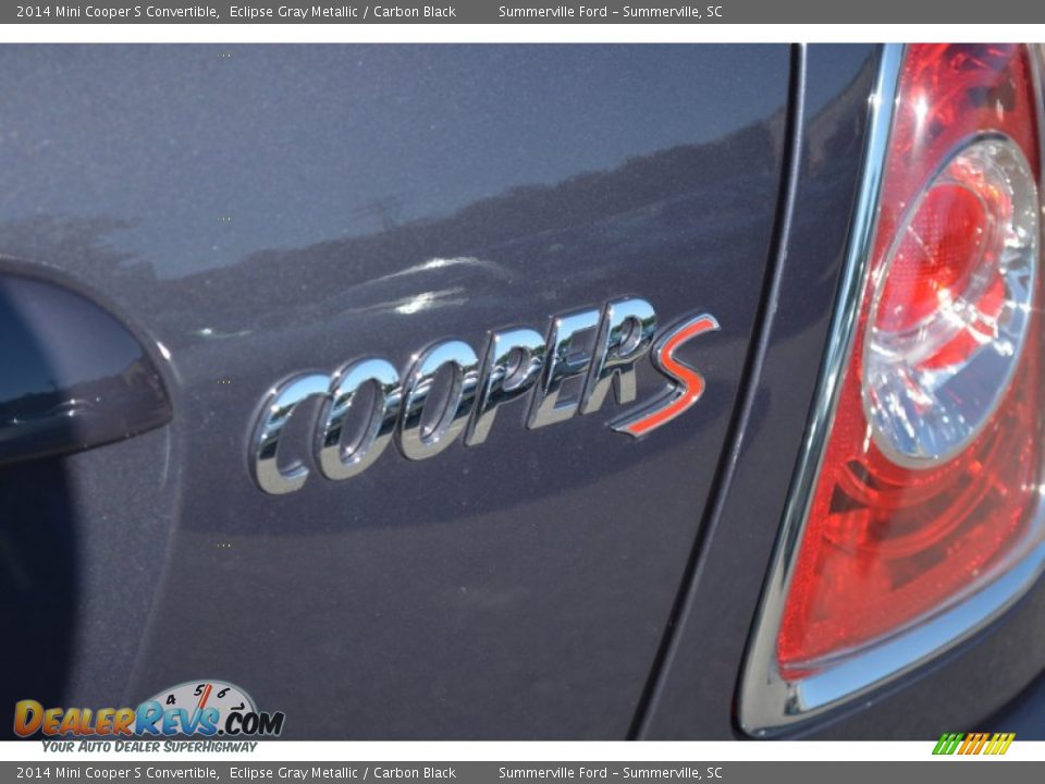 2014 Mini Cooper S Convertible Eclipse Gray Metallic / Carbon Black Photo #19