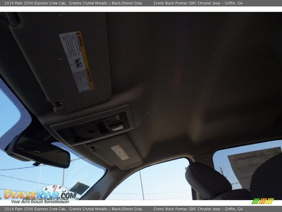 2014 Ram 1500 Express Crew Cab Granite Crystal Metallic / Black/Diesel Gray Photo #11