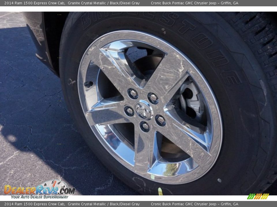 2014 Ram 1500 Express Crew Cab Granite Crystal Metallic / Black/Diesel Gray Photo #12