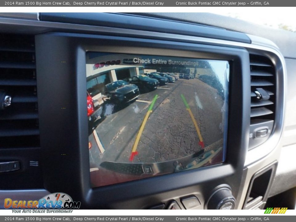 2014 Ram 1500 Big Horn Crew Cab Deep Cherry Red Crystal Pearl / Black/Diesel Gray Photo #16