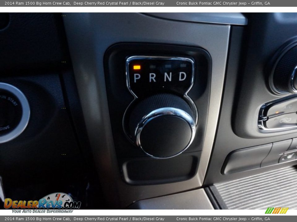 2014 Ram 1500 Big Horn Crew Cab Deep Cherry Red Crystal Pearl / Black/Diesel Gray Photo #17