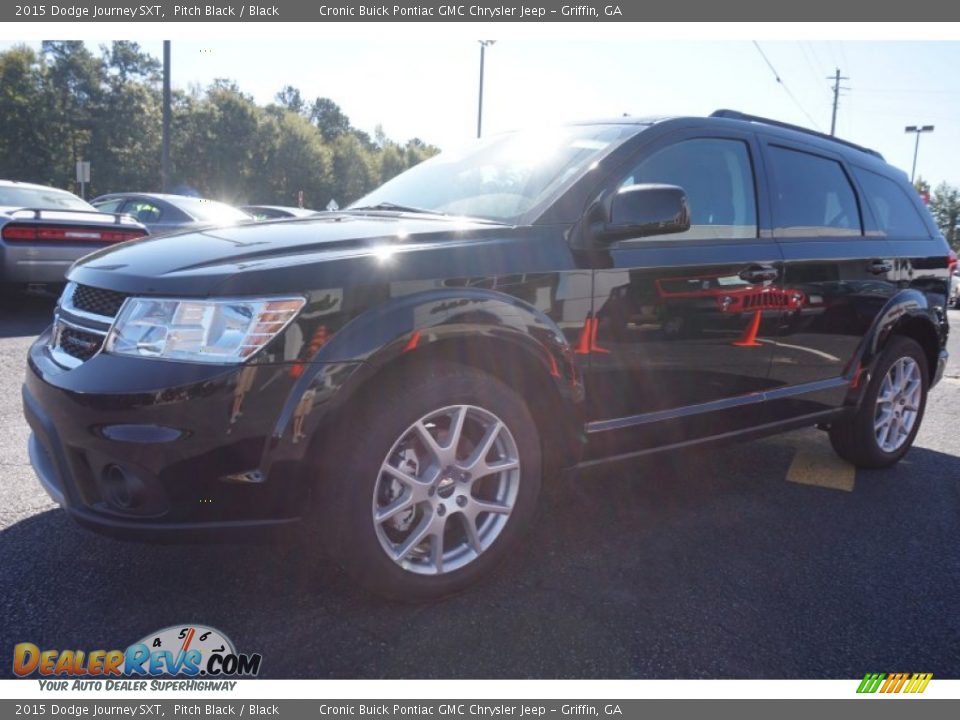 2015 Dodge Journey SXT Pitch Black / Black Photo #3