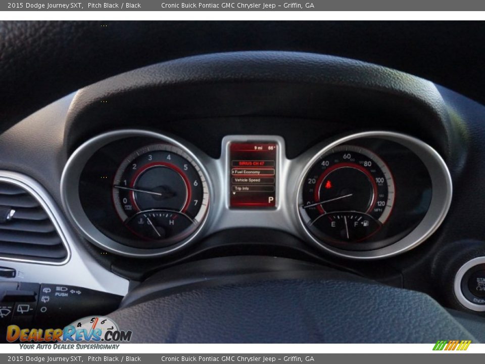 2015 Dodge Journey SXT Pitch Black / Black Photo #14