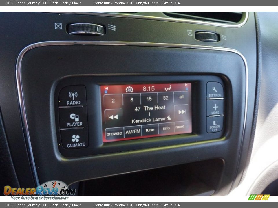 2015 Dodge Journey SXT Pitch Black / Black Photo #15