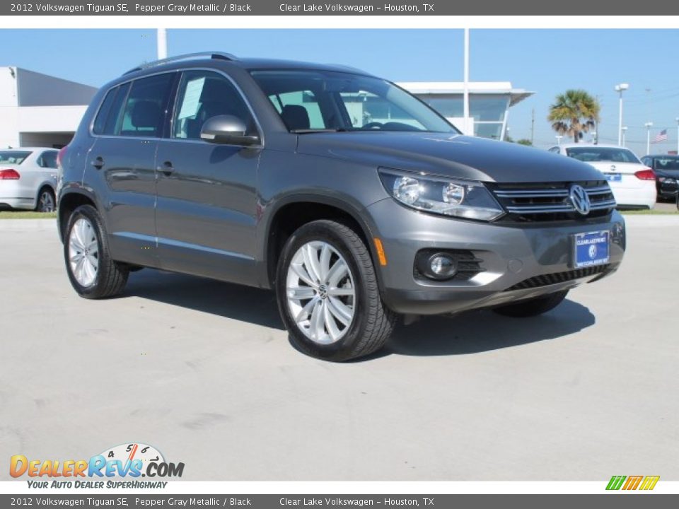 2012 Volkswagen Tiguan SE Pepper Gray Metallic / Black Photo #1