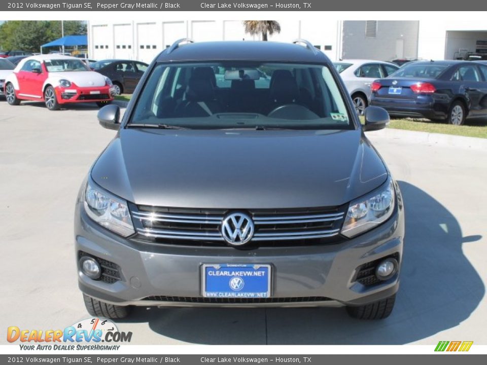 2012 Volkswagen Tiguan SE Pepper Gray Metallic / Black Photo #3