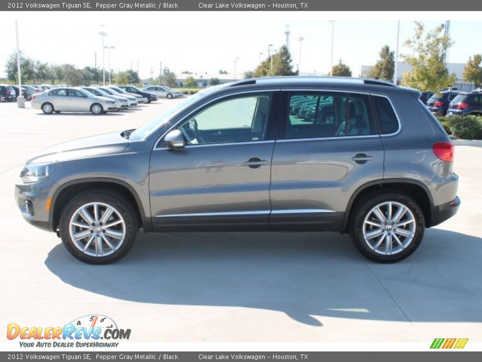 2012 Volkswagen Tiguan SE Pepper Gray Metallic / Black Photo #5