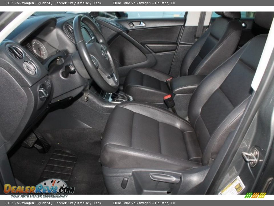 2012 Volkswagen Tiguan SE Pepper Gray Metallic / Black Photo #16