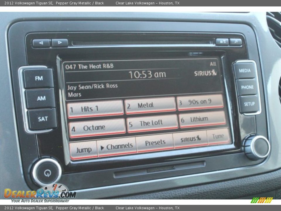 2012 Volkswagen Tiguan SE Pepper Gray Metallic / Black Photo #21