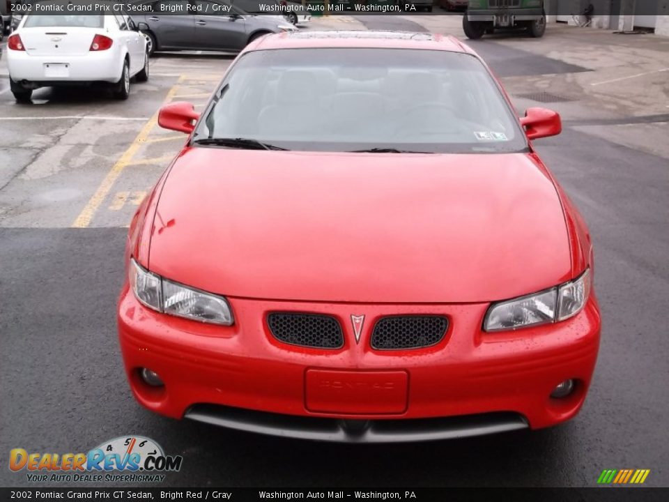 2002 Pontiac Grand Prix GT Sedan Bright Red / Gray Photo #4