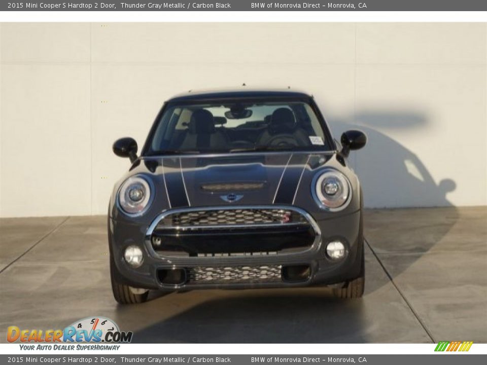 2015 Mini Cooper S Hardtop 2 Door Thunder Gray Metallic / Carbon Black Photo #3