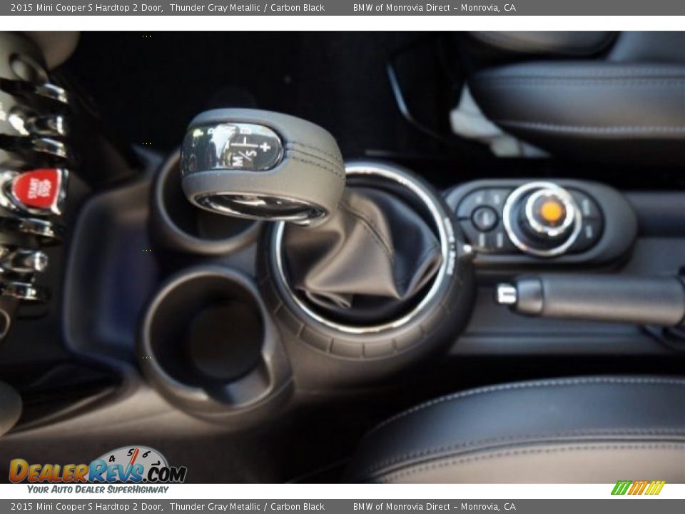 2015 Mini Cooper S Hardtop 2 Door Thunder Gray Metallic / Carbon Black Photo #7