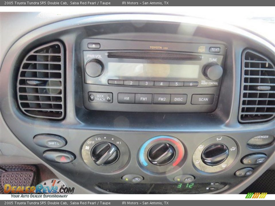 2005 Toyota Tundra SR5 Double Cab Salsa Red Pearl / Taupe Photo #15