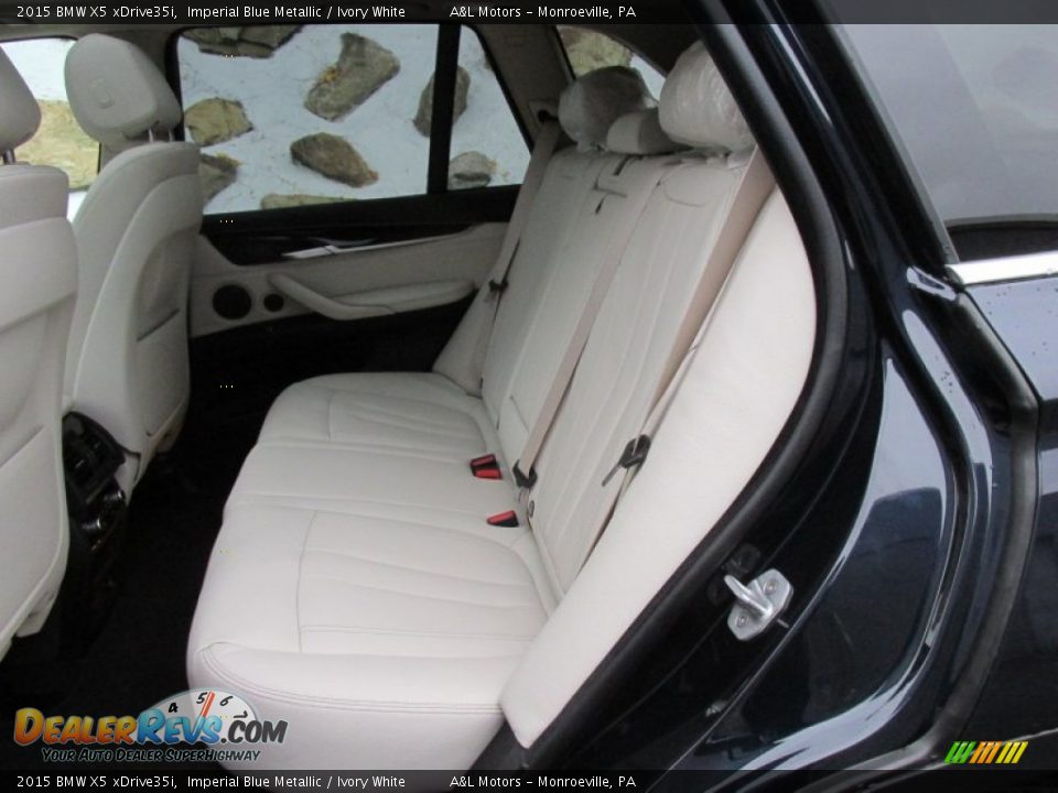 Rear Seat of 2015 BMW X5 xDrive35i Photo #13