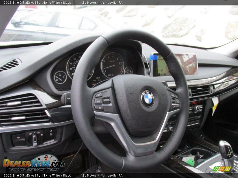 2015 BMW X5 xDrive35i Alpine White / Black Photo #14