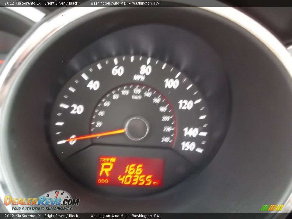 2012 Kia Sorento LX Bright Silver / Black Photo #20
