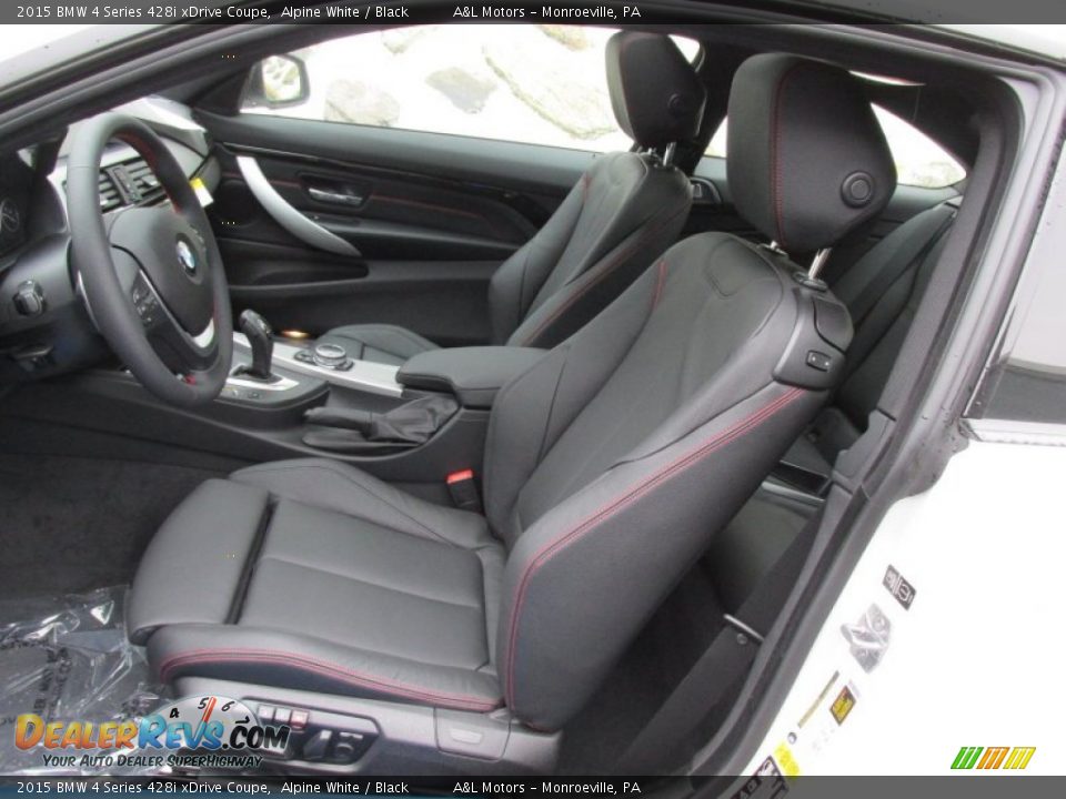 Front Seat of 2015 BMW 4 Series 428i xDrive Coupe Photo #12