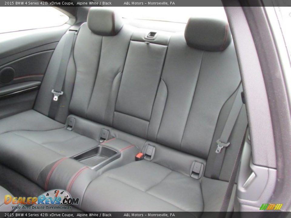 2015 BMW 4 Series 428i xDrive Coupe Alpine White / Black Photo #13