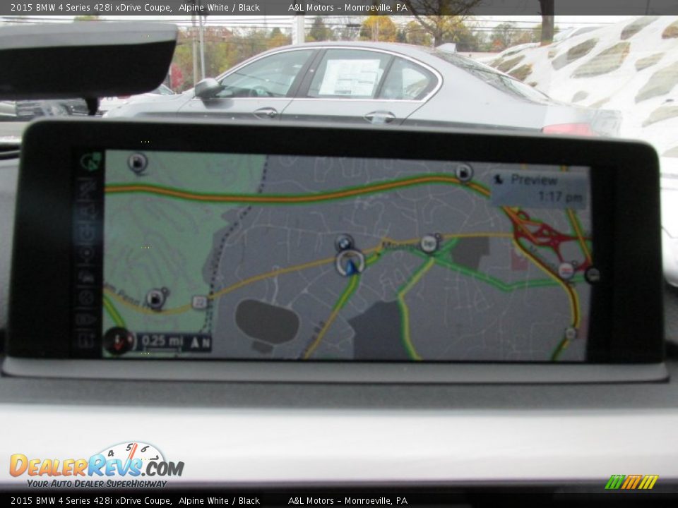 2015 BMW 4 Series 428i xDrive Coupe Alpine White / Black Photo #17