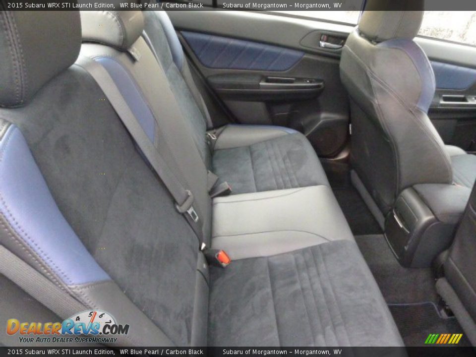 Rear Seat of 2015 Subaru WRX STI Launch Edition Photo #12