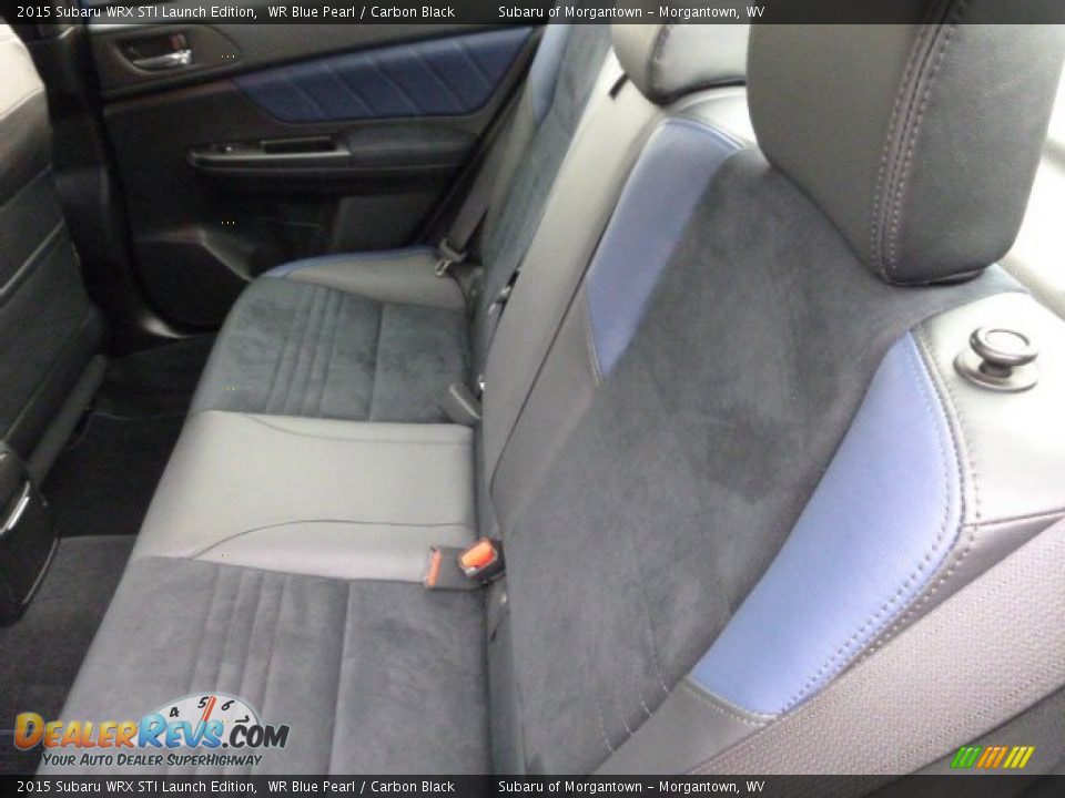 Rear Seat of 2015 Subaru WRX STI Launch Edition Photo #14