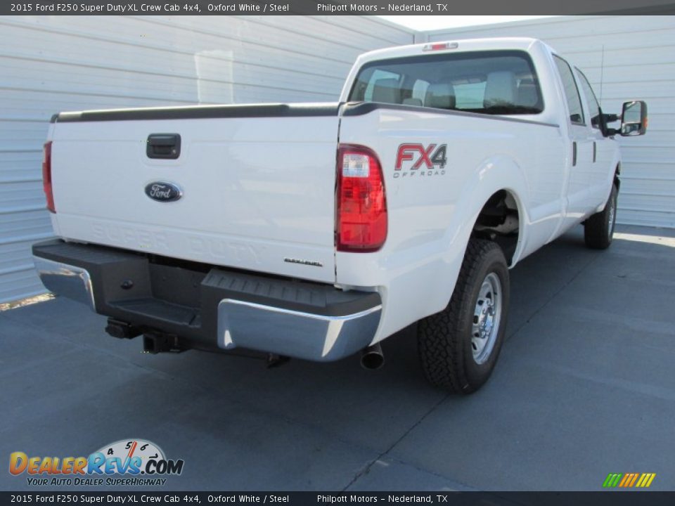 2015 Ford F250 Super Duty XL Crew Cab 4x4 Oxford White / Steel Photo #4