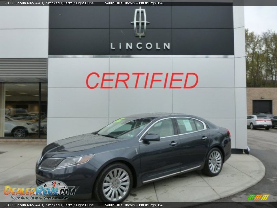 2013 Lincoln MKS AWD Smoked Quartz / Light Dune Photo #1