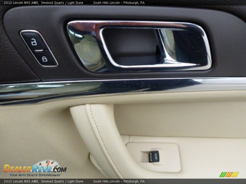 2013 Lincoln MKS AWD Smoked Quartz / Light Dune Photo #7