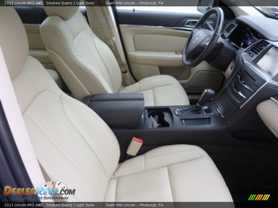 2013 Lincoln MKS AWD Smoked Quartz / Light Dune Photo #9