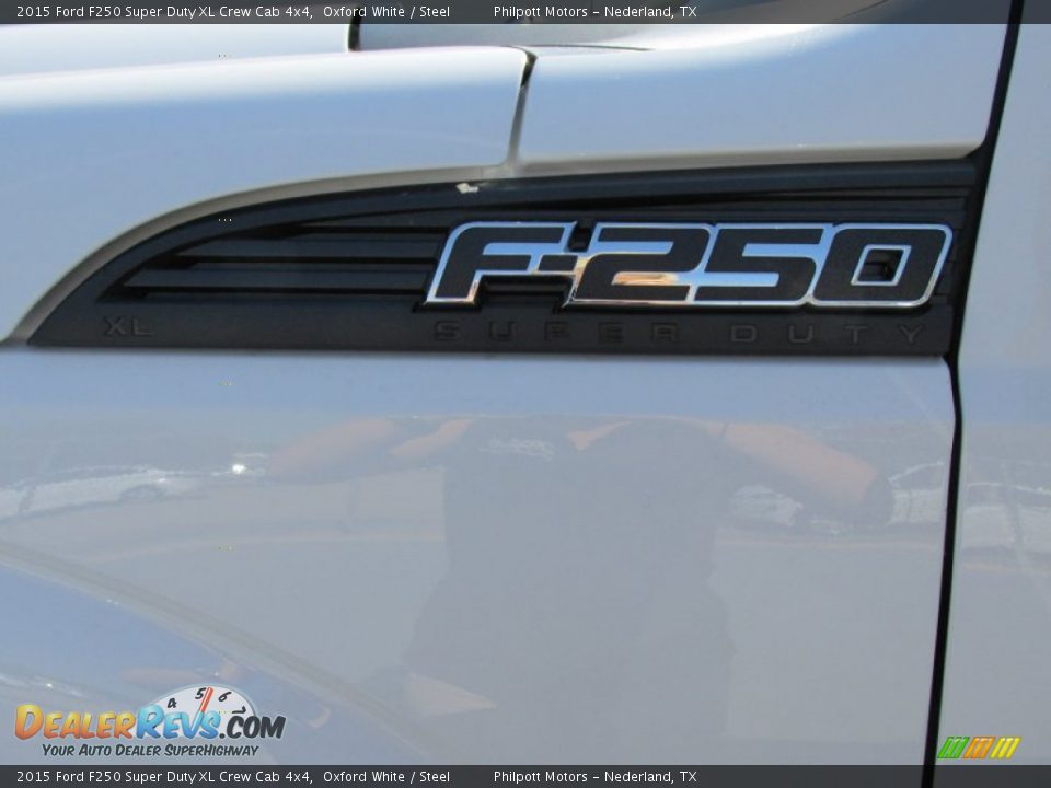 2015 Ford F250 Super Duty XL Crew Cab 4x4 Oxford White / Steel Photo #13