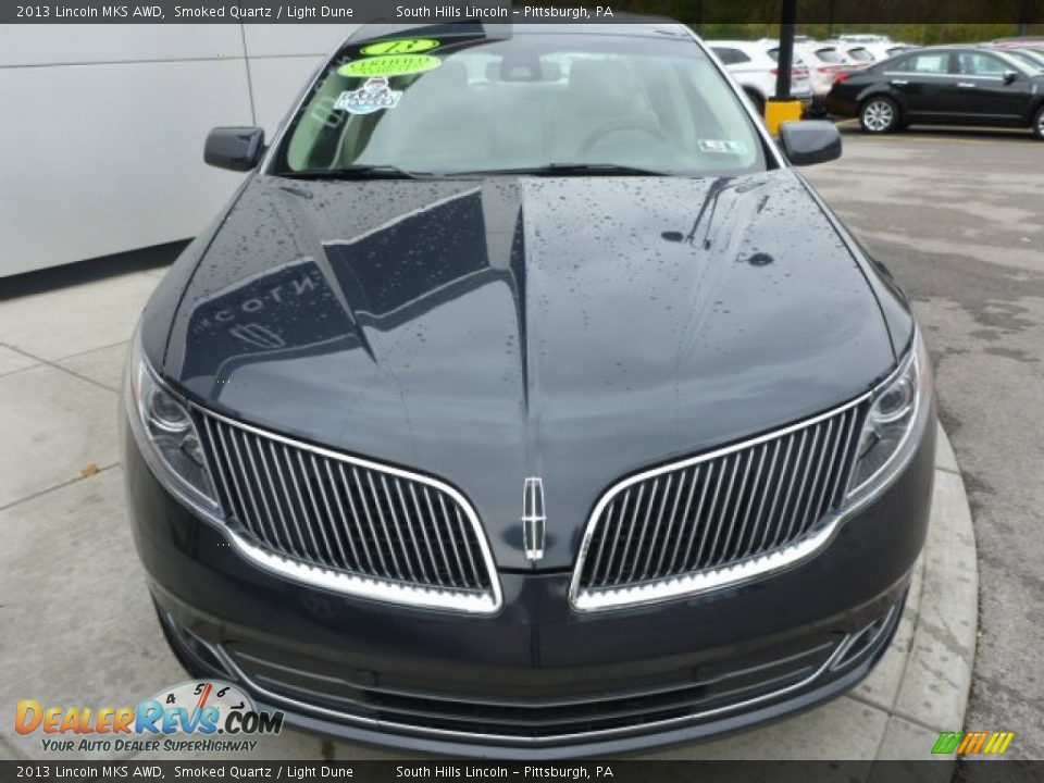 2013 Lincoln MKS AWD Smoked Quartz / Light Dune Photo #11
