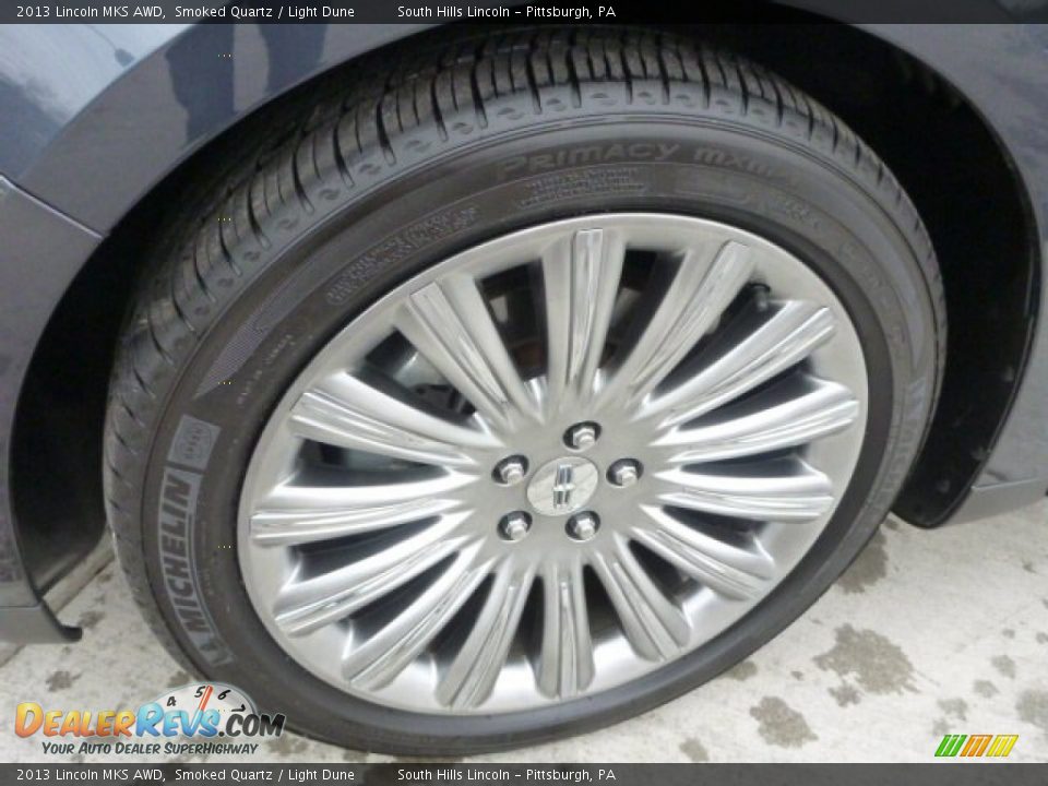 2013 Lincoln MKS AWD Smoked Quartz / Light Dune Photo #12