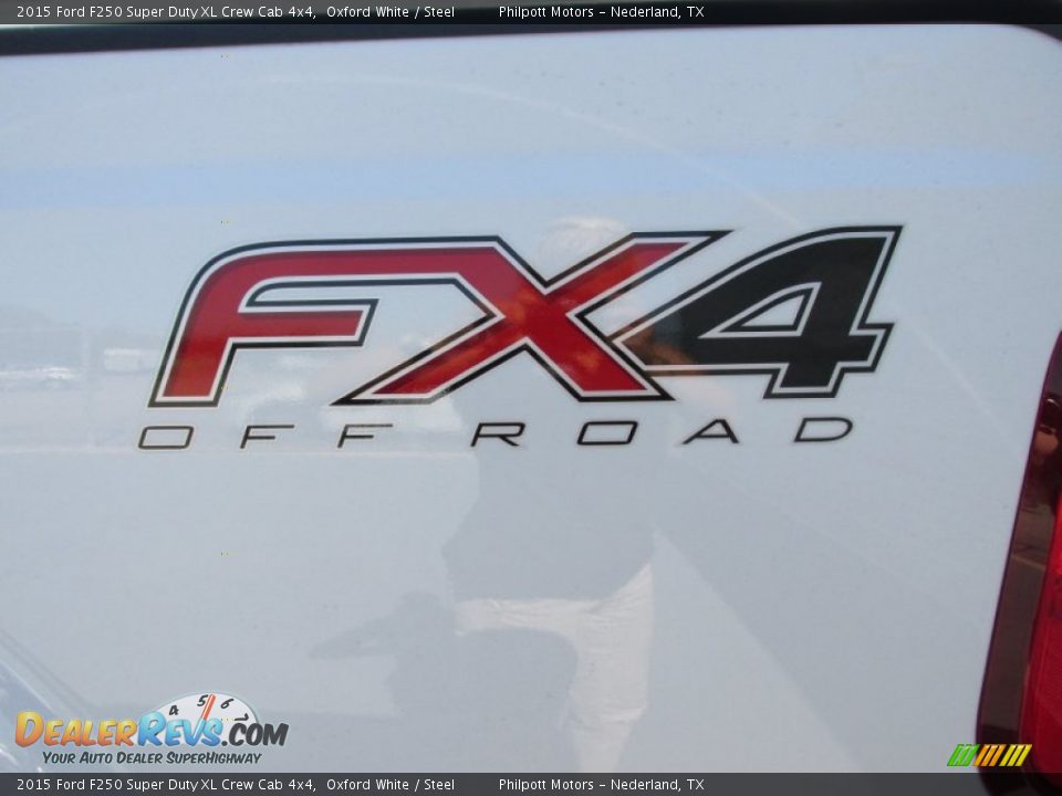 2015 Ford F250 Super Duty XL Crew Cab 4x4 Oxford White / Steel Photo #15